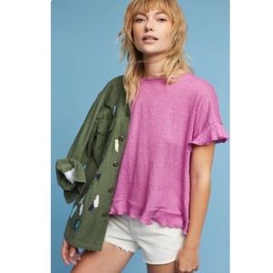 Anthropologie eri + ali Linen Top